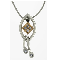 ARY Jewellers Silver Locket L007