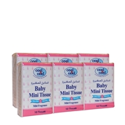 Baby Compact Mini Tissues 10's Pack Of 6