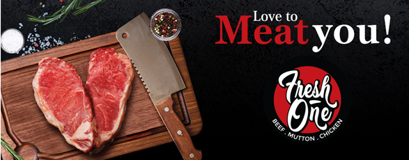 fresh one meat banner